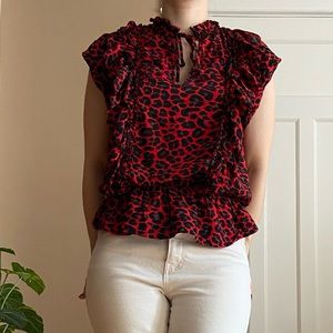 Red Leo top from Zadig&Voltaire